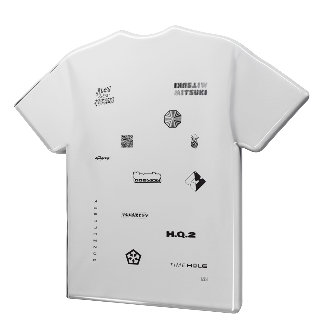 A.S. Friends tee — White, back